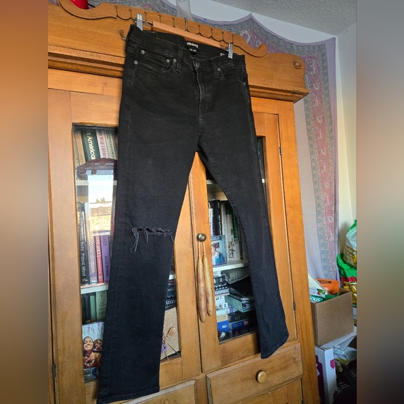 Madewell Denim - Madewell Skinny Jeans 100% Cotton Distressed Rigid Denim Waist 32